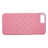 Roze Stippen Case-Mate iPhone Case (Achterkant (Horizontaal))