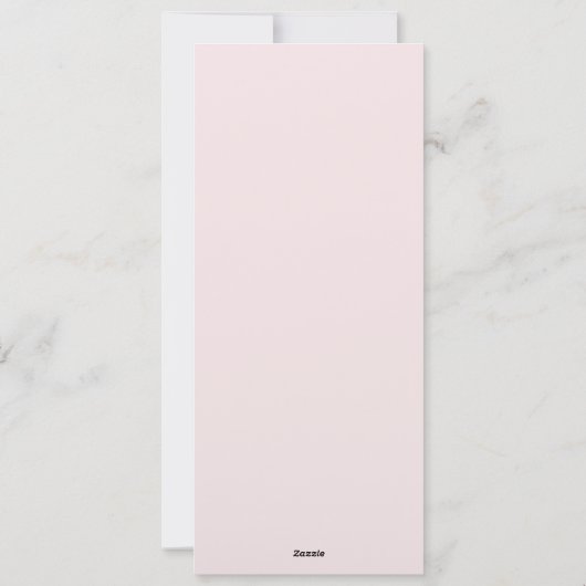 Roze Stippen Confetti Gold Wedding Kraft Menu (Achterkant)