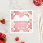 Roze Stippen Cupcake Servetten (Insitu)
