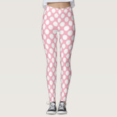 Roze Stippen Custom – Elegante Mode Leggings (Voorkant)