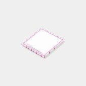 Roze Stippen Docenten Waarderingsgeschenk Post-it® Notes (Schuin)