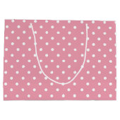 Roze Stippen Groot Cadeauzakje (Achterkant)