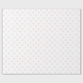 Roze stippen inpakpapier (Vlak)