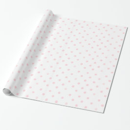 Roze stippen inpakpapier