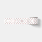 Roze Stippen Kinderen Grosgrain Lint (Voorkant)