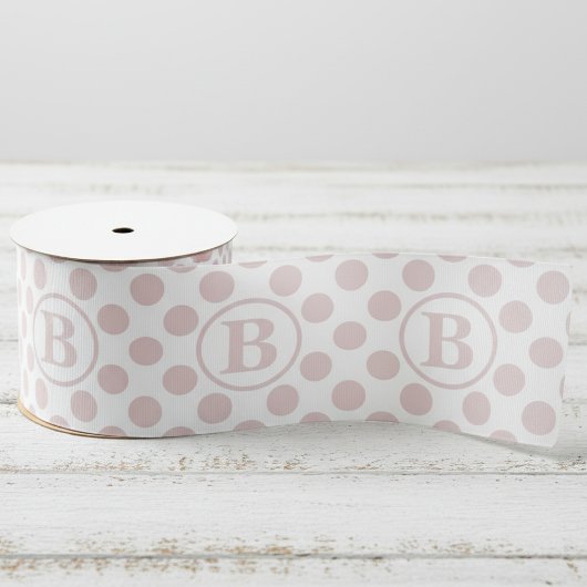 Roze Stippen Kinderen Grosgrain Lint