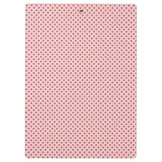 Roze Stippen Klembord (Achterkant)