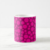 Roze stippen koffiemok (Center)