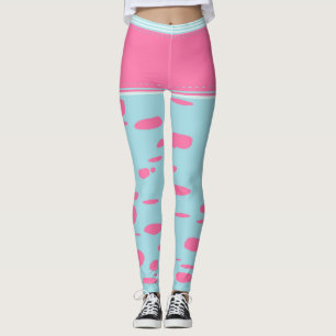 roze stippen leggings