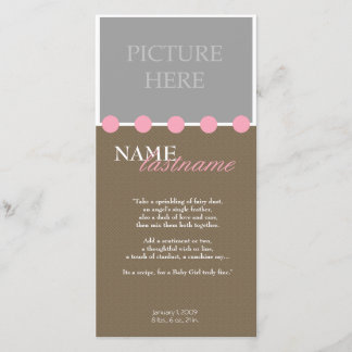 Roze Stippen - Meisje Aankondiging