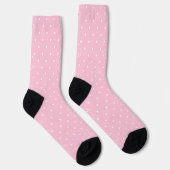 Roze Stippen Parade Sokken (Rechts)