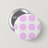Roze Stippen Ronde Button 5,7 Cm (Voorkant /achterkant)
