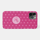 Roze Stippen-Schelpen- Case-Mate iPhone Case (Achterkant (horizontaal))