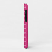 Roze Stippen-Schelpen- Case-Mate iPhone Case (Achterkant/links)
