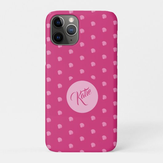 Roze Stippen-Schelpen- Case-Mate iPhone Case (Achterkant)