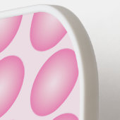 Roze Stippen Script Monogram Pickleball Paddle (Links Detail)