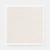 Roze Stippen Servet (Voorkant)