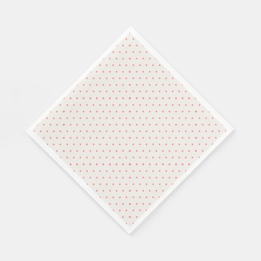 Roze Stippen Servet (Hoek)