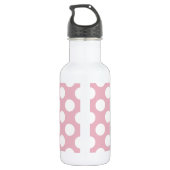 Roze Stippen, Stippenpatroon, Stippen, Gestippeld Waterfles (Achterkant)