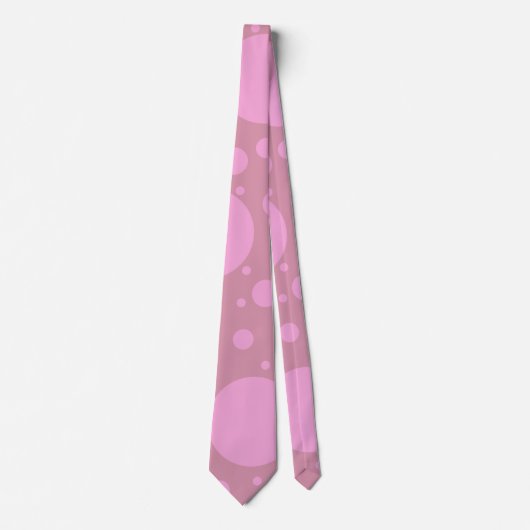 Roze stippen stropdas (Voorkant)
