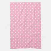 Roze Stippen Theedoek (Verticaal)