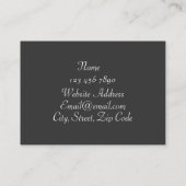 Roze Stippen Visitekaartje (Achterkant)