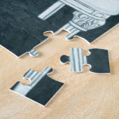 Roze stoel Gone Cyanide Jigzaag Puzzle Legpuzzel (Zijkant)