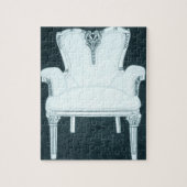 Roze stoel Gone Cyanide Jigzaag Puzzle Legpuzzel (Verticaal)