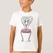 Roze stoel t-shirt (Voorkant)