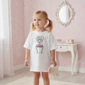 Roze stoel t-shirt