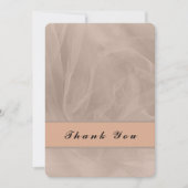 Roze stof textuurprint - elke kleur bedankkaart (Voorkant)