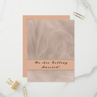 Roze stof textuurprint uitnodiging briefkaart