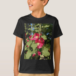 Roze stokrozen t-shirt