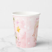 Roze Stomp en Roar Dinosaurus Verjaardag Papieren Bekers (Rechts)