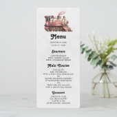 Roze Stoomtrein  Stijl Kaart (Staand voorkant)