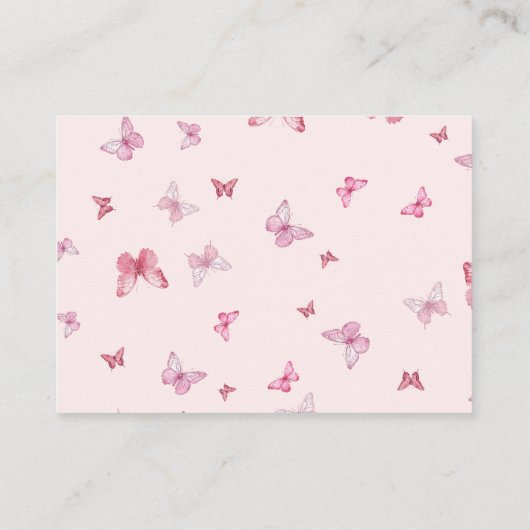 Roze Stork Luier Raffle Informatiekaartje (Achterkant)