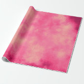 Roze Storm Cloud Effect Wrapping Papier (Uitgerold)