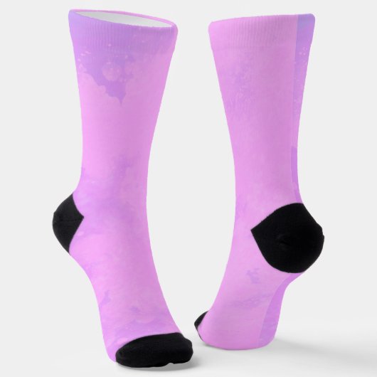 Roze Storm wolken Sokken (Gebogen)