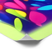 Roze strand nachthemel poster (Hoek)
