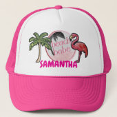 Roze strand schatje Trendy neppatch cadeau Trucker Pet (Voorkant)