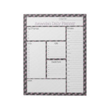 Roze Streamer Abstract design Daily Planner