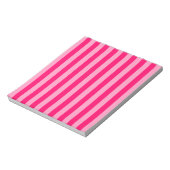 Roze Streep Achtergrond Notitieblok (Linkerzijde)