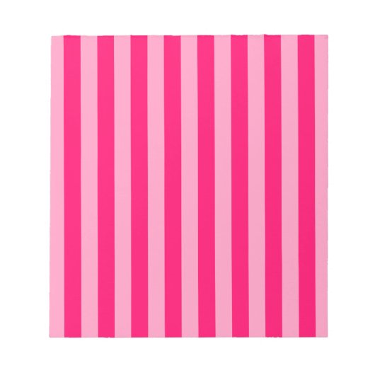 Roze Streep Achtergrond Notitieblok (Voorkant)