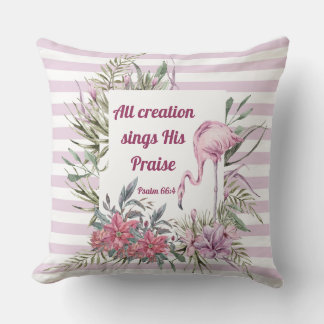Roze streep alle Natuur-inspiratiestraal voor crea Kussen