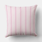 Roze Streep Babykamer Kussen (Achterkant)