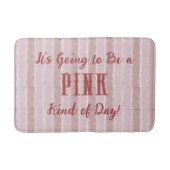 Roze streep badmat (Voorkant)