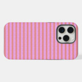 Roze streep celtelefoonhoesje iPhone hoesje (Achterkant horizontaal)