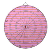 Roze Streep Dartboard Game Dartbord (Voorkant)