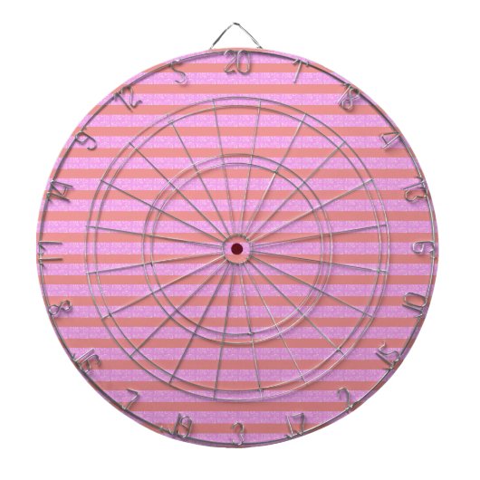 Roze Streep Dartboard Game Dartbord (Voorkant)