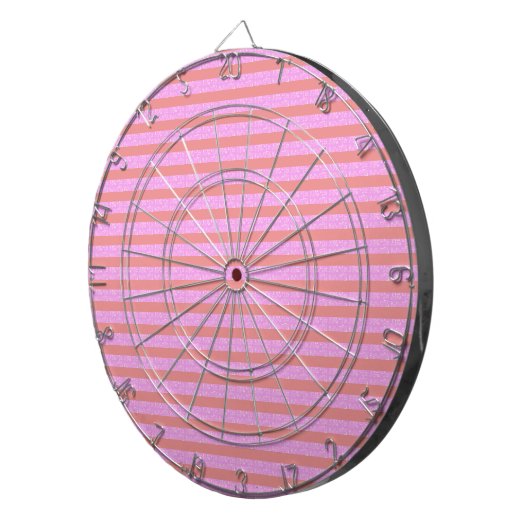 Roze Streep Dartboard Game Dartbord (Voorkant Rechts)